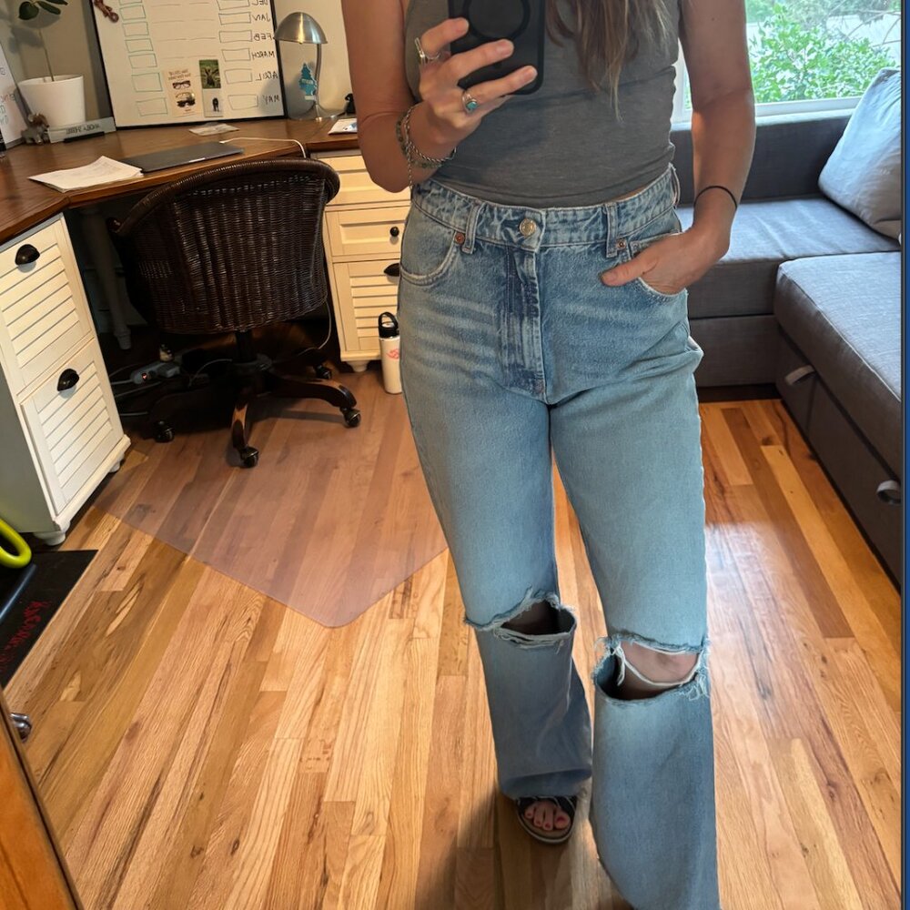 ZARA • HIGH RISE • WIDE LEG • 8 - Picture 4 of 8